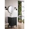 James Martin Vanities Britannia 24in Single Vanity, Black Onyx w/ White Glossy Composite Stone Top E652V24BKOWG - alternate 4